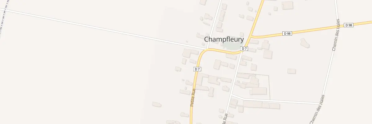Plan du 4 Ptr Petite Rue à Champfleury