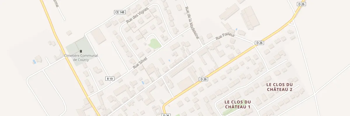 Plan du 31B Rue Pasteur à Courcy