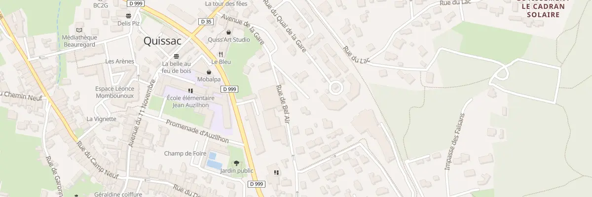 Plan du 218 Rue de Bel Air à Quissac