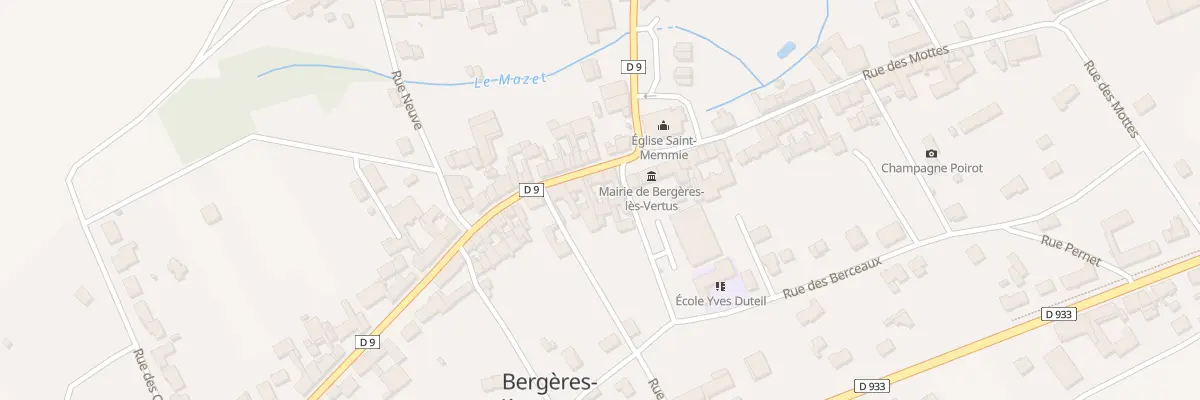 Plan du 2 Rue du Mont Aime à Bergères-lès-Vertus