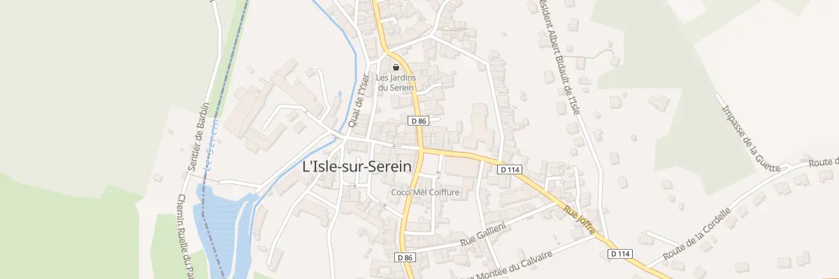 Plan du 4E Pl de la Fontaine à L’Isle-sur-Serein