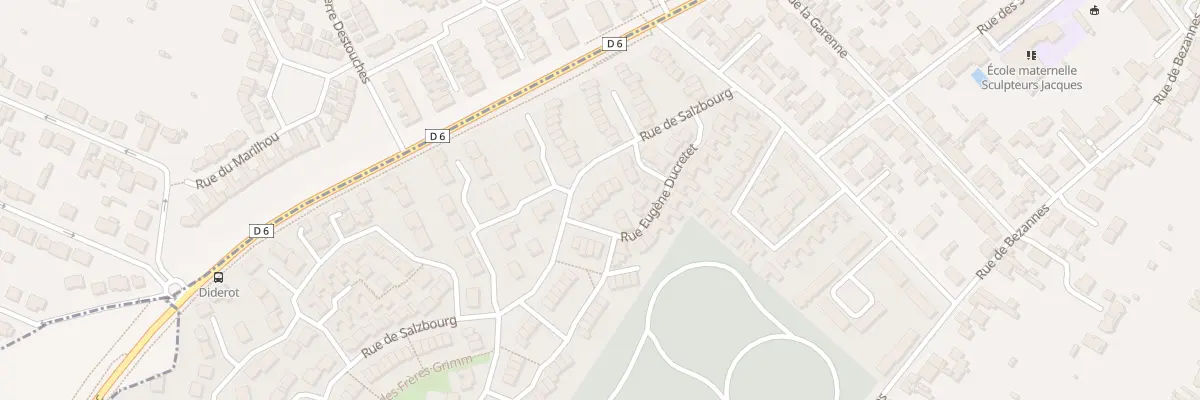 Plan du 13 Rue de Salzbourg à Reims