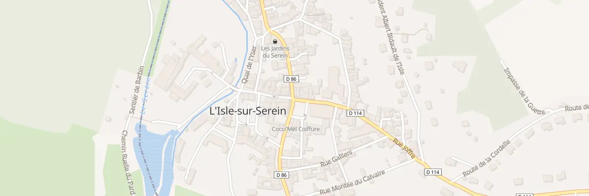 Plan du 5 Pl de la Fontaine à L’Isle-sur-Serein