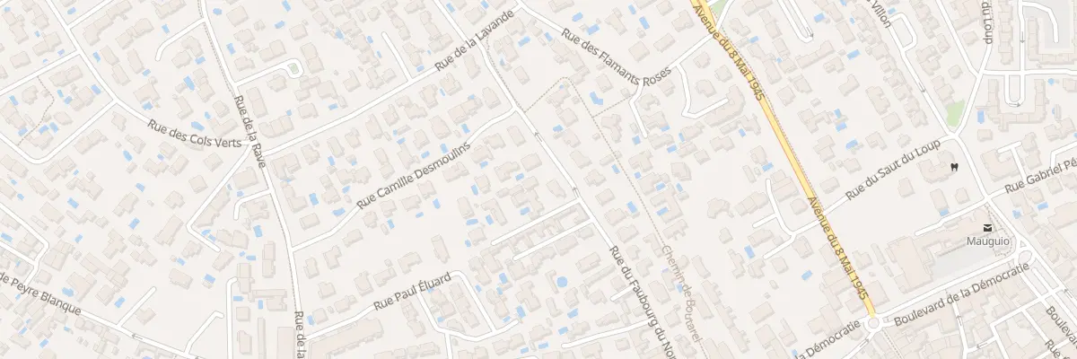 Plan du 257 Rue Faubourg du Nord à Mauguio