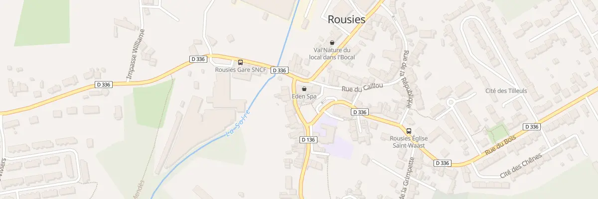 Plan du 3 Rue Clemenceau à Rousies