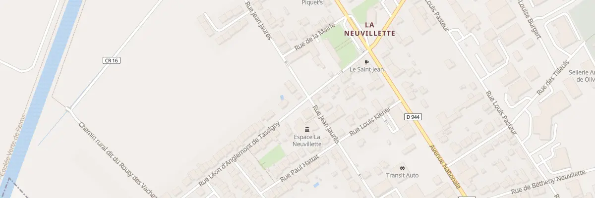 Plan du 45B Rue Jean Jaures Neuv à Reims