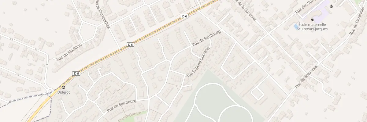 Plan du 9 Rue de Salzbourg à Reims