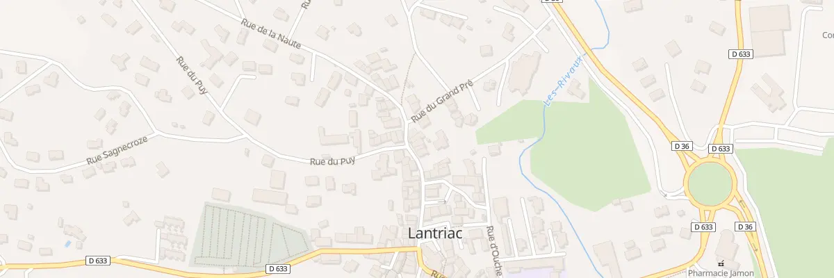 Plan du 9034 Rue du Puy à Lantriac