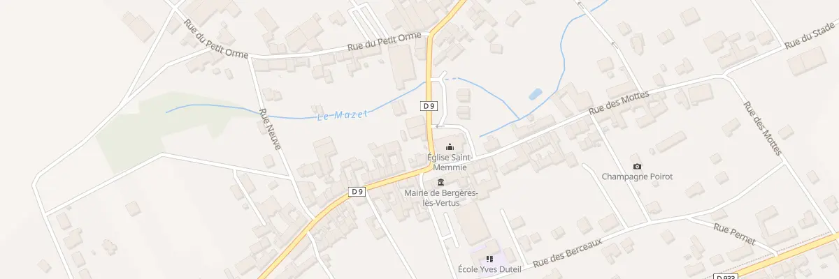 Plan du 1 Rue du Mont Aime à Bergères-lès-Vertus