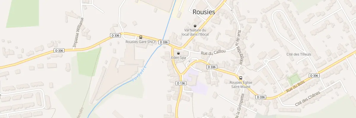 Plan du 7 Rue Clemenceau à Rousies