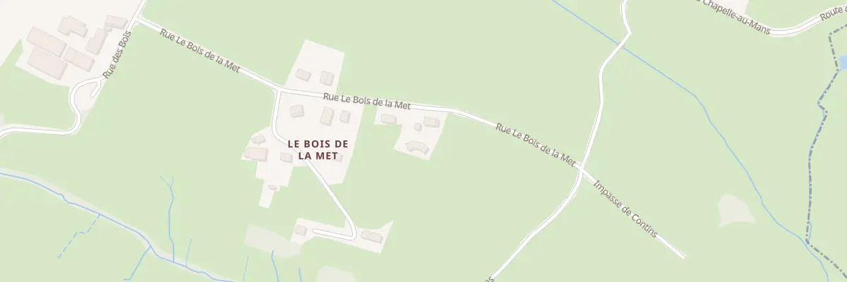 Plan du 5185 Bois de la Met à Curdin