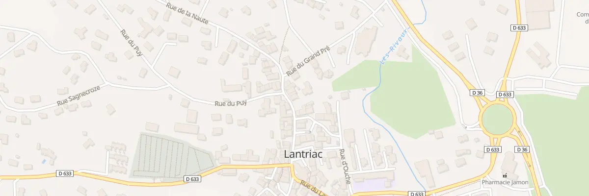 Plan du 9037 Rue du Puy à Lantriac