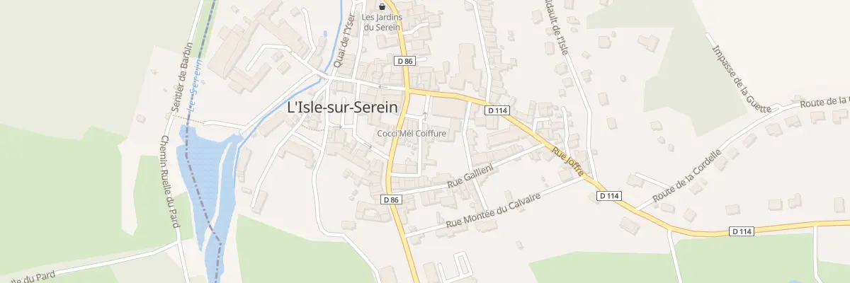 Plan du 14 Pl de la Fontaine à L’Isle-sur-Serein
