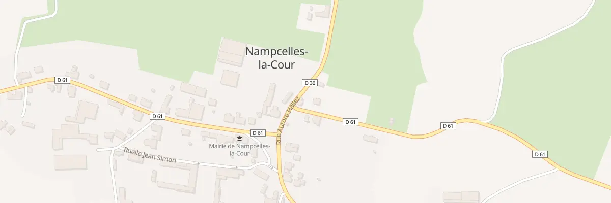 Plan du 1 Rue de la Fontaine des Clercs à Nampcelles-la-Cour