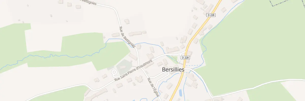 Plan du 8 Rue St Pierre d’Hautmont à Bersillies