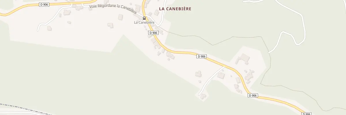 Plan du 5351 La Canebiere à La Vernarède