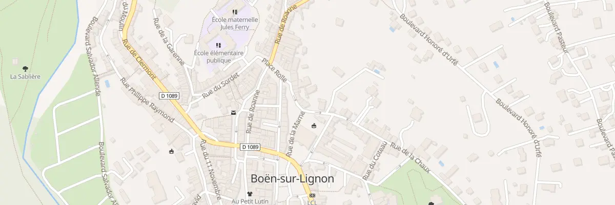 Plan du 16 Rue de la Chaux à Boën-sur-Lignon