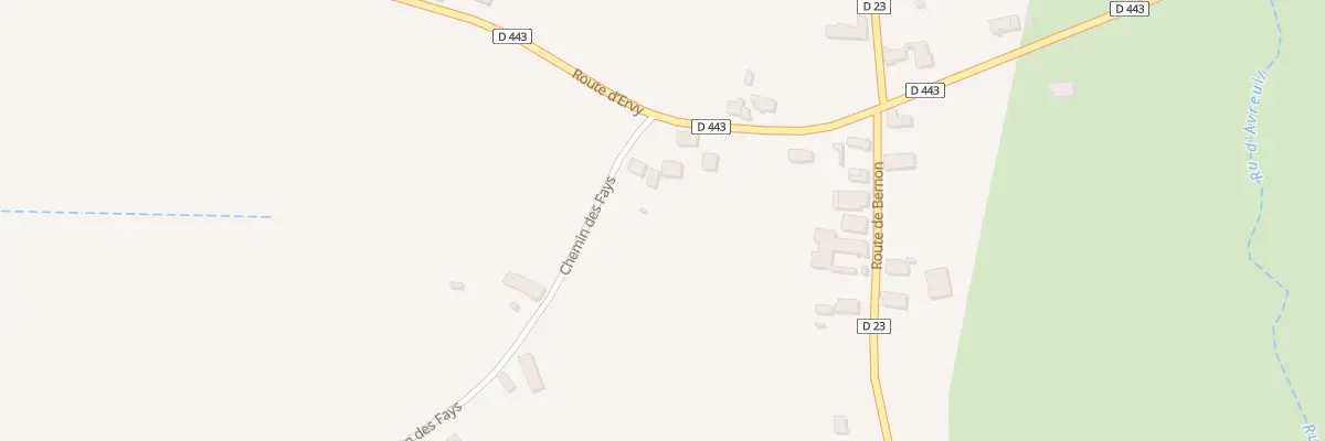 Plan du 9 Rte d’Ervy à Vanlay
