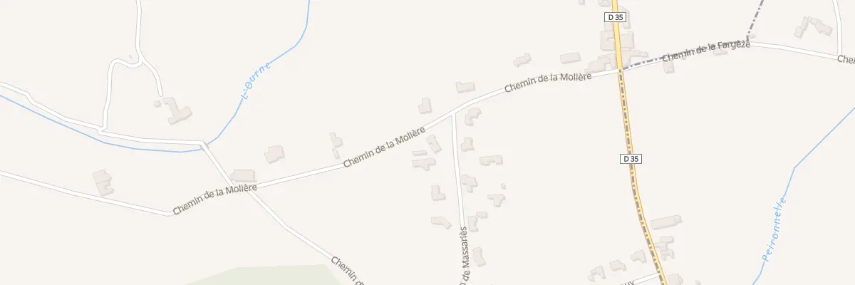 Plan du 28 Che de Massariès à Tornac