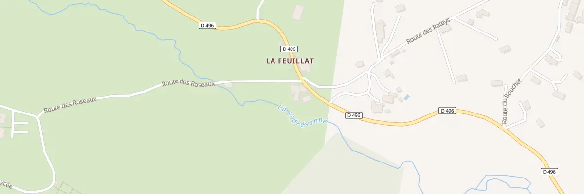 Plan du 146 Rte de la Feuillat à Verrières-en-Forez