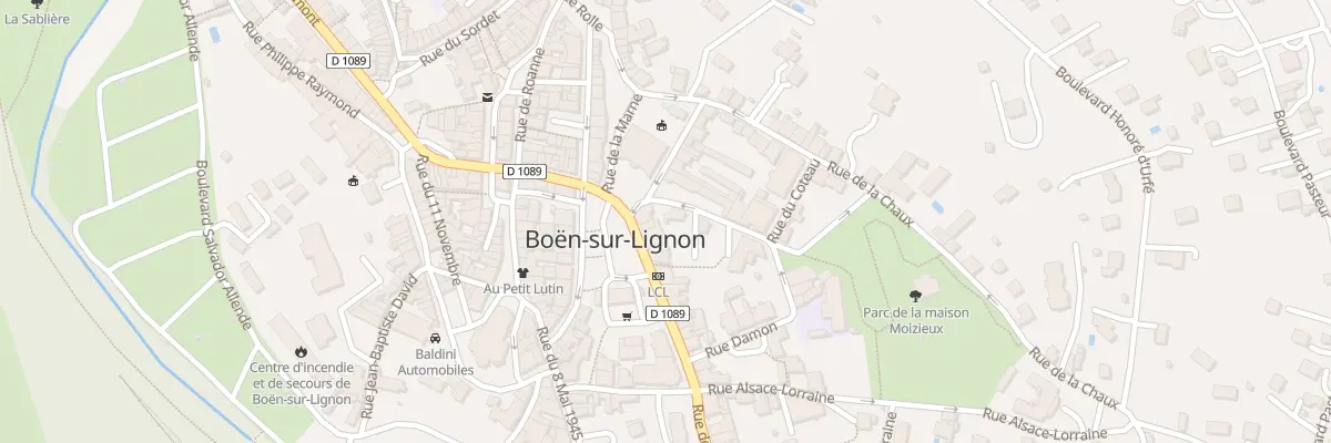 Plan du 7 Pl de l’Hôtel de Ville à Boën-sur-Lignon