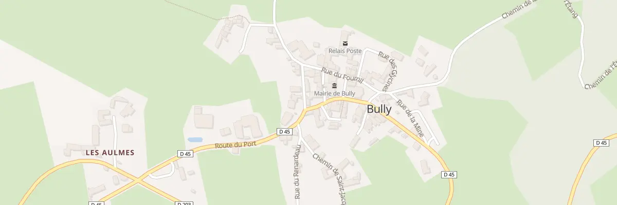 Plan du 10 Rte du Port à Bully