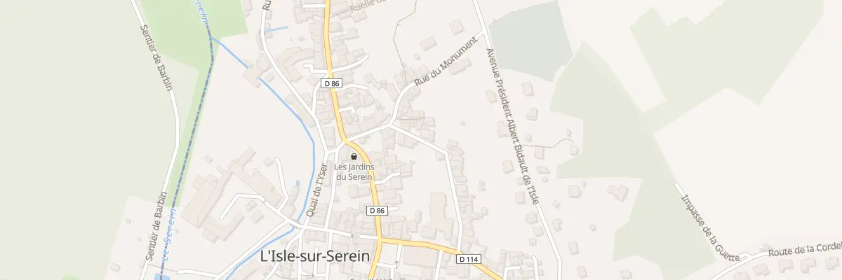 Plan du 32 Rue Clemenceau à L’Isle-sur-Serein
