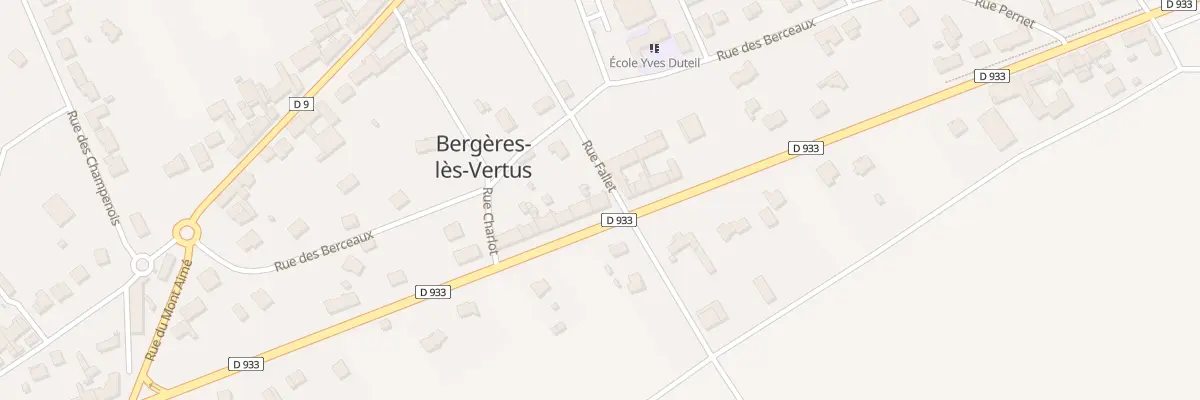 Plan du 31 Av des Comtes de Champagne à Bergères-lès-Vertus