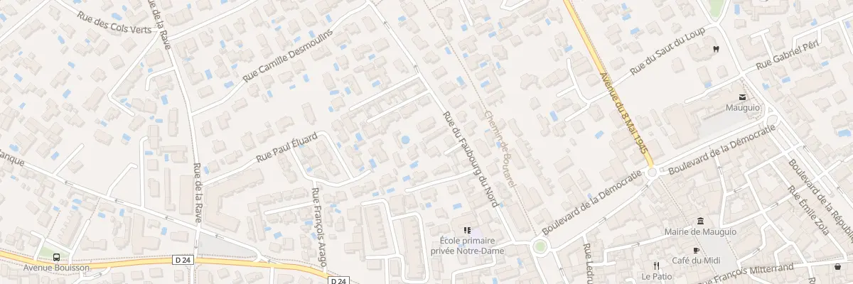 Plan du 149 Rue Faubourg du Nord à Mauguio