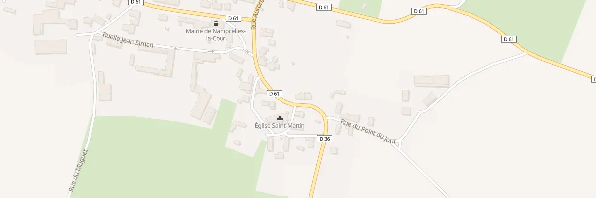 Plan du 9 Rue Aurore Hallez à Nampcelles-la-Cour