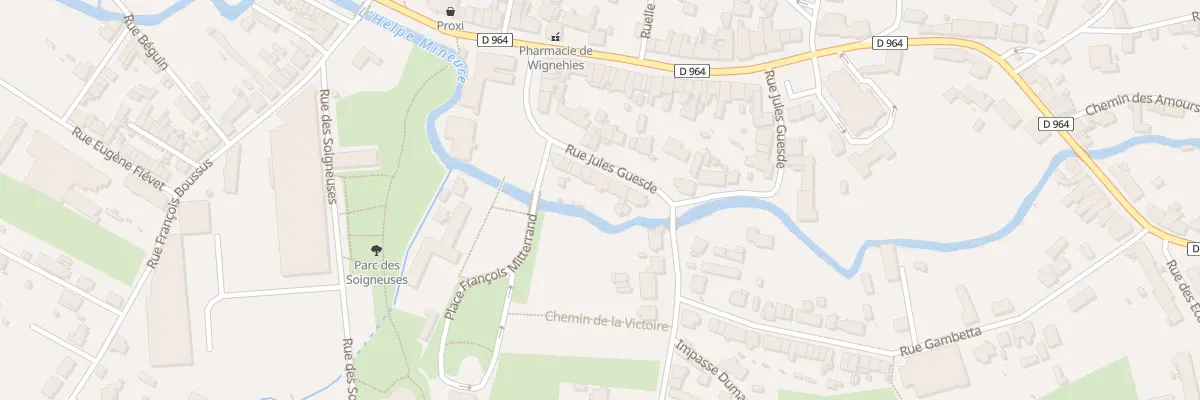 Plan du 18 Rue Jules Guesde à Wignehies
