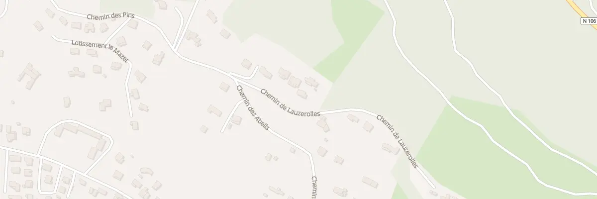 Plan du 145 Che de Lauzerolles à Branoux-les-Taillades