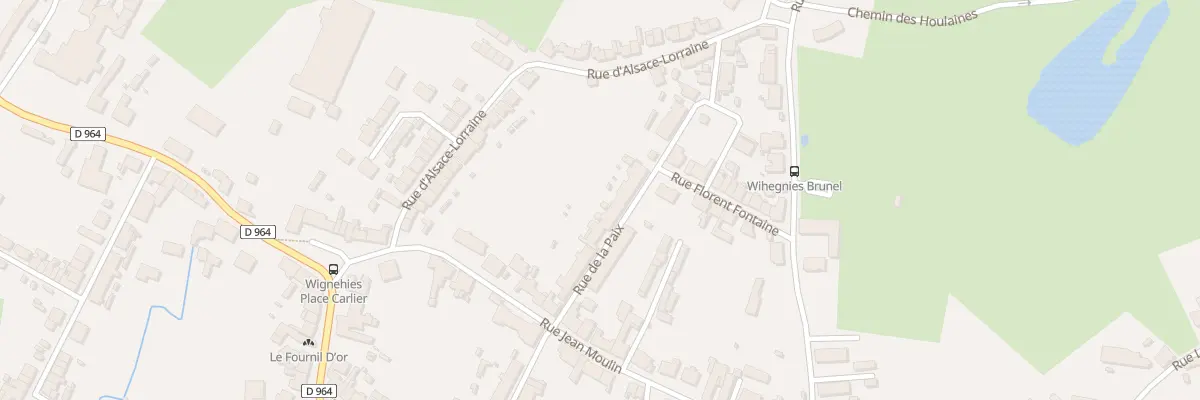 Plan du 40 Rue de la Paix à Wignehies