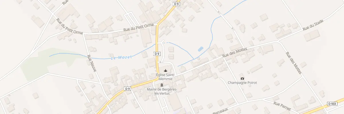 Plan du 1A Rue de Vertus à Bergères-lès-Vertus