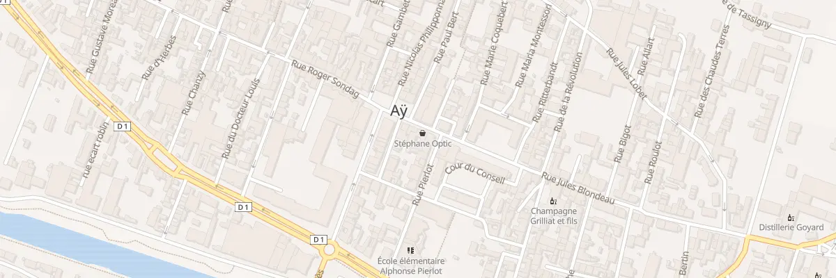 Plan du 5 Rue Jules Blondeau à Aÿ-Champagne