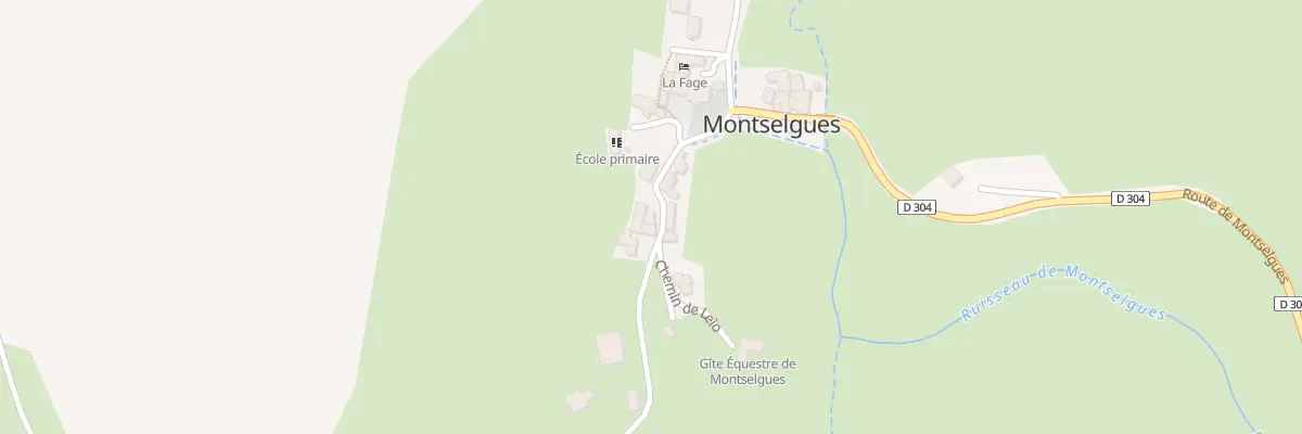 Plan du 5091 Montselgues à Montselgues