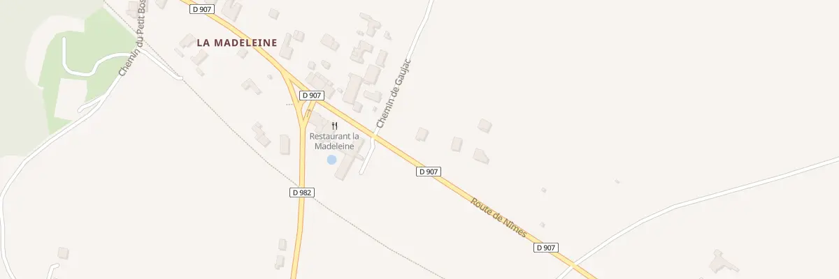Plan du 597 Rte de Nimes à Tornac