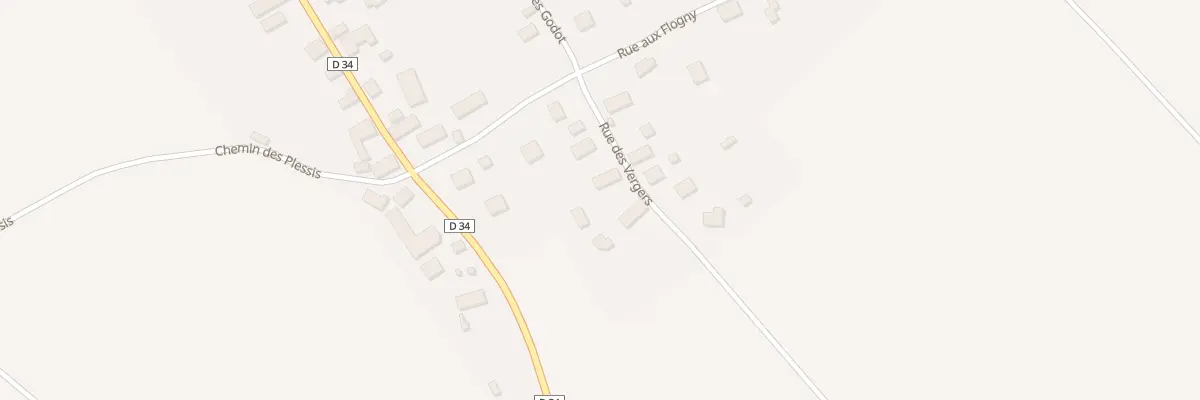 Plan du 4 Che des Vergers à Javernant