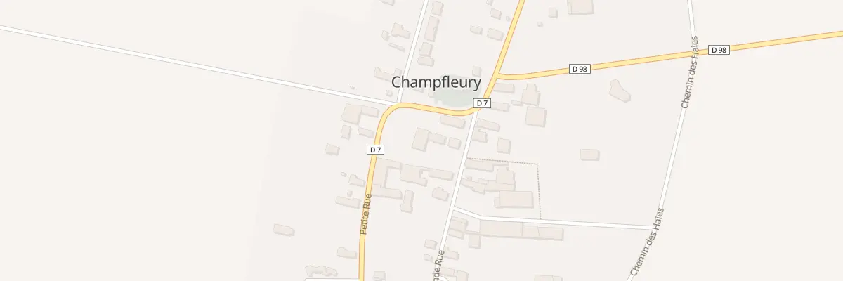 Plan du 4 Gr Grande Rue à Champfleury