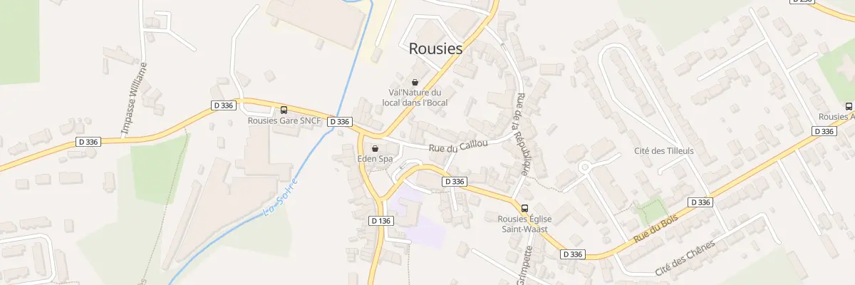 Plan du 1A Rue de la Republique à Rousies