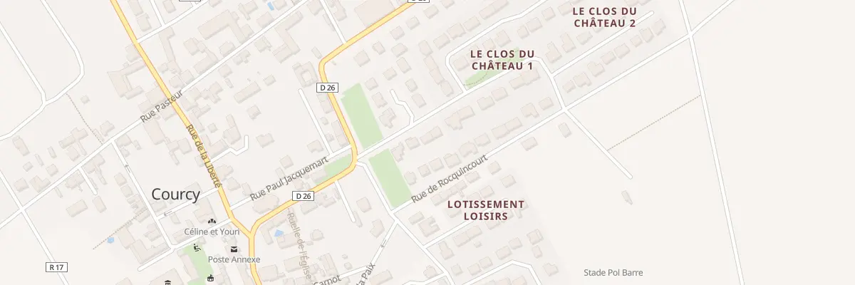 Plan du 6 Rue Henri Farman à Courcy