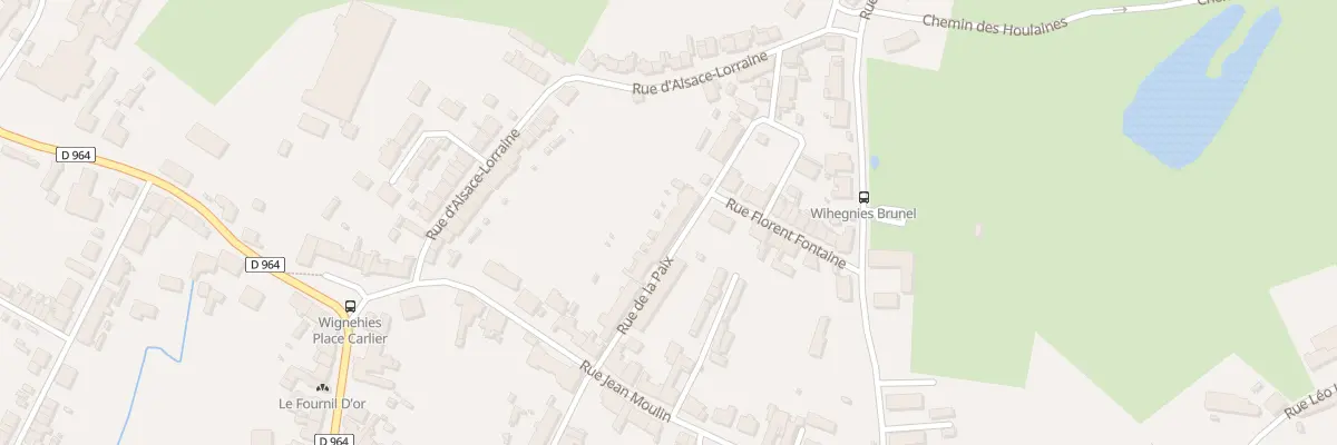 Plan du 44 Rue de la Paix à Wignehies