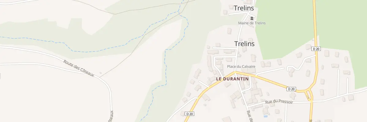 Plan du 2 Imp de la Goutte à Trelins