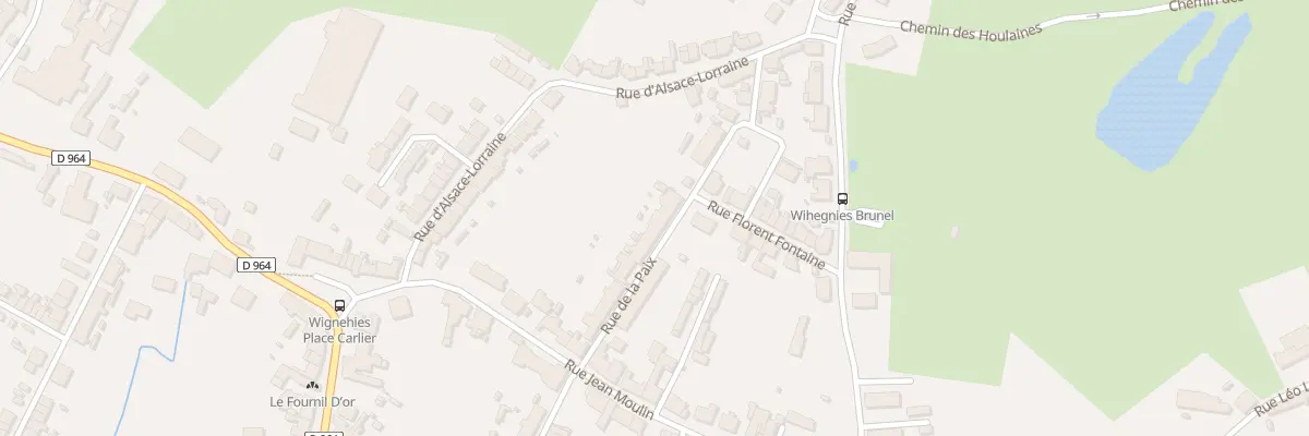 Plan du 46 Rue de la Paix à Wignehies