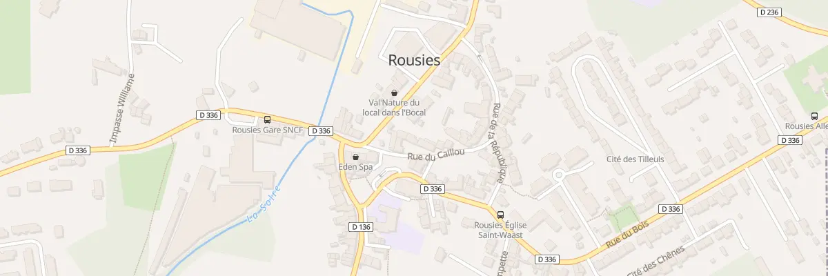 Plan du 7 Rue de la Republique à Rousies