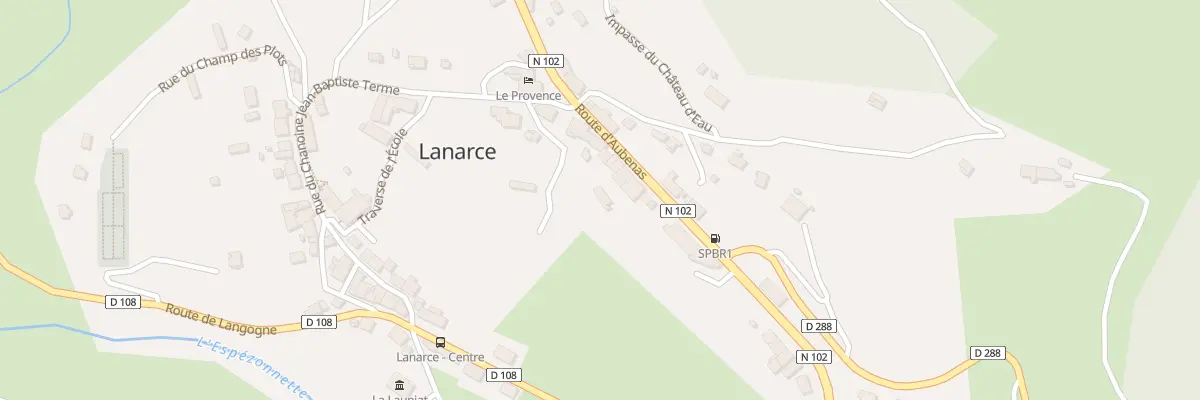 Plan du 5021 Le Cellier à Lanarce