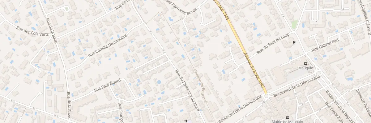 Plan du 172 Rue Faubourg du Nord à Mauguio