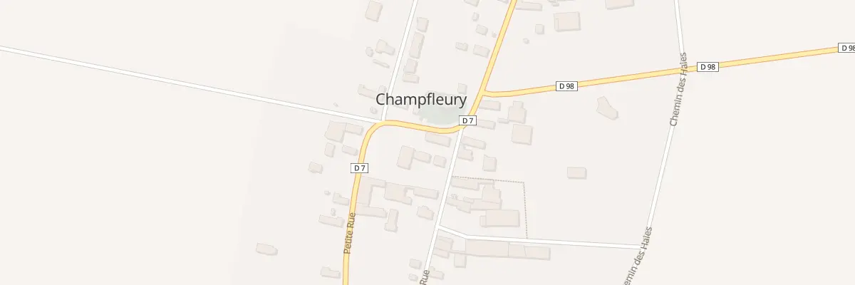 Plan du 2 Gr Grande Rue à Champfleury