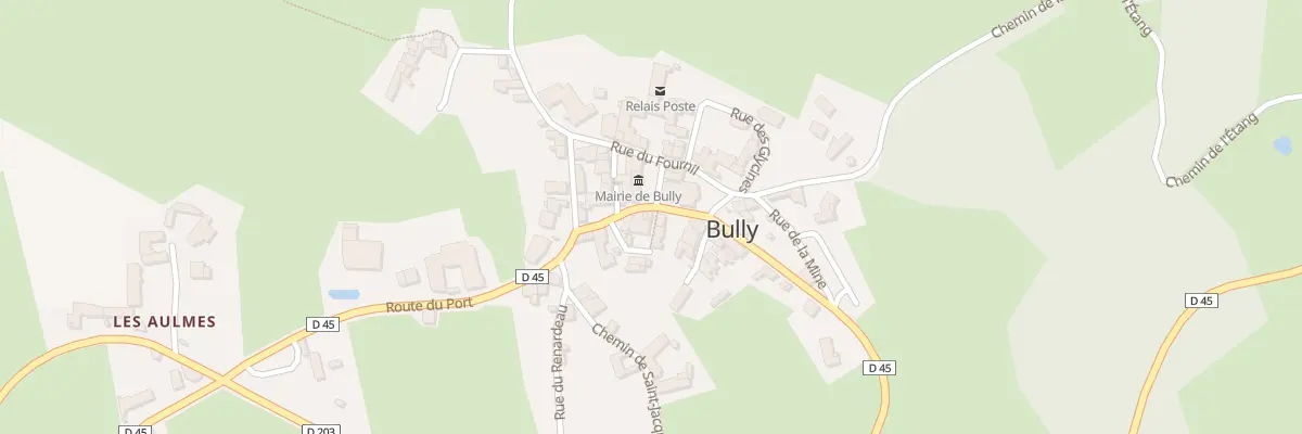 Plan du 1 Imp de la Taniere à Bully