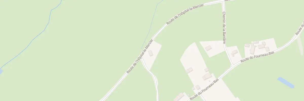 Plan du 870 Rte de L’ Hopital Mercier à Vindecy
